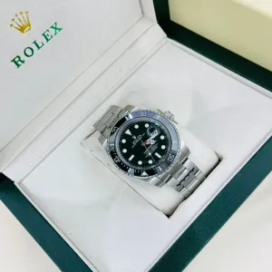 Silver New Mens And Boys Casual Automatic Rolex Silver/Two