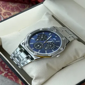 Silver New Mens And Boys Casual Watch