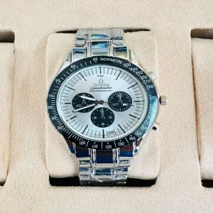 Silver New Mens Boys Casual Fashion  Watch