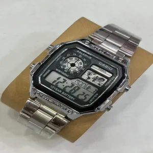 Silver New Mens Boys Casual Watch