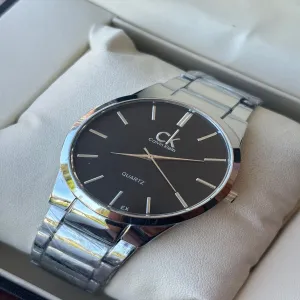 Silver New Mens Boys  Fashion Watch