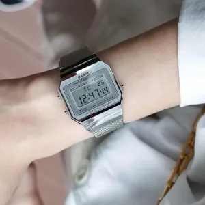 Silver New Mens Casual Digital Watch