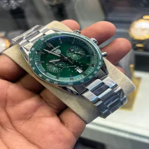 Silver New Mens Casual  Fashion Silver Wristwatch