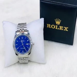Silver New Mens Casual Rolex Watch