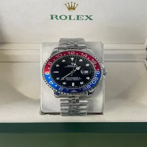 Silver New Mens Casual Rolex Watch