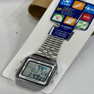 Silver New Mens Casual Wristwatch