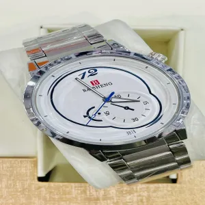 Silver New Mens Silver Fashion Baisheng Watch