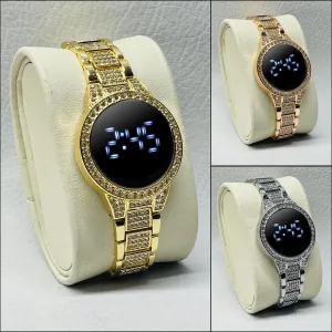 Silver New Womens Ladies Casual Fashion Led Digital Watches