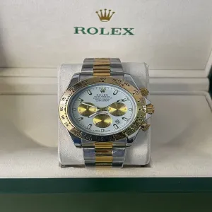 two tone color MENS AND BOYS  CASUAL ROLEX WATCHES