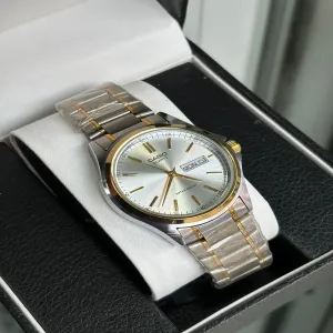 Two Tone Mens And Boys Casual Two Tone Watch