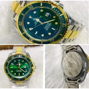 Two Tone Mens Boys Casual Fashion Rolex Watch