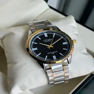 Two Tone Mens Casual Simple Citizen Two Tone Watch