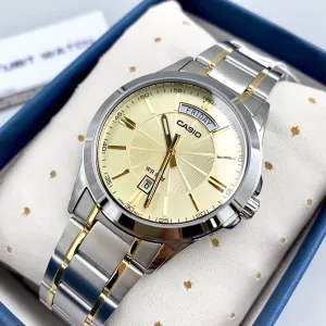 Two Tone Mens Casual Twotone Watch
