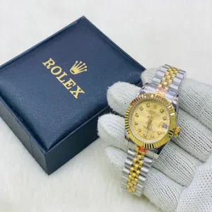 Two Tone New Ladies Fashion Rolex Two Tone/Silver/Gold  Watc