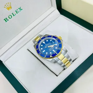 Two Tone New Mens And Boys Casual Automatic Rolex Silver/Tw