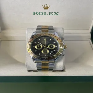 Two Tone New Mens And Boys Casual Rolex Watch