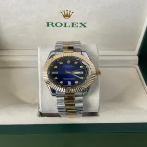 Two Tone New Mens Boys Casual Rolex  Watch