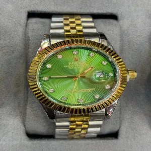 Two Tone NEW MENS BOYS FASHION CASUAL ROLEX WATCH