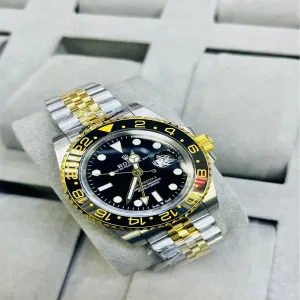 Two Tone New Mens Casual Automatic Watch