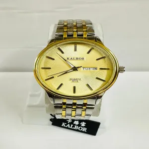 Two Tone New Simple Mens Wrist Casual Watch