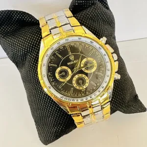 Two Tone Rolex Casual Boys Watch