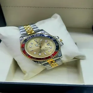 TWOTONE NEW MENS BOYS CASUAL ROIEX WATCH