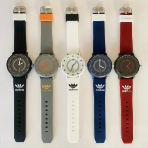 White Boys Casual Fashion Adidas Brand Men  Watch