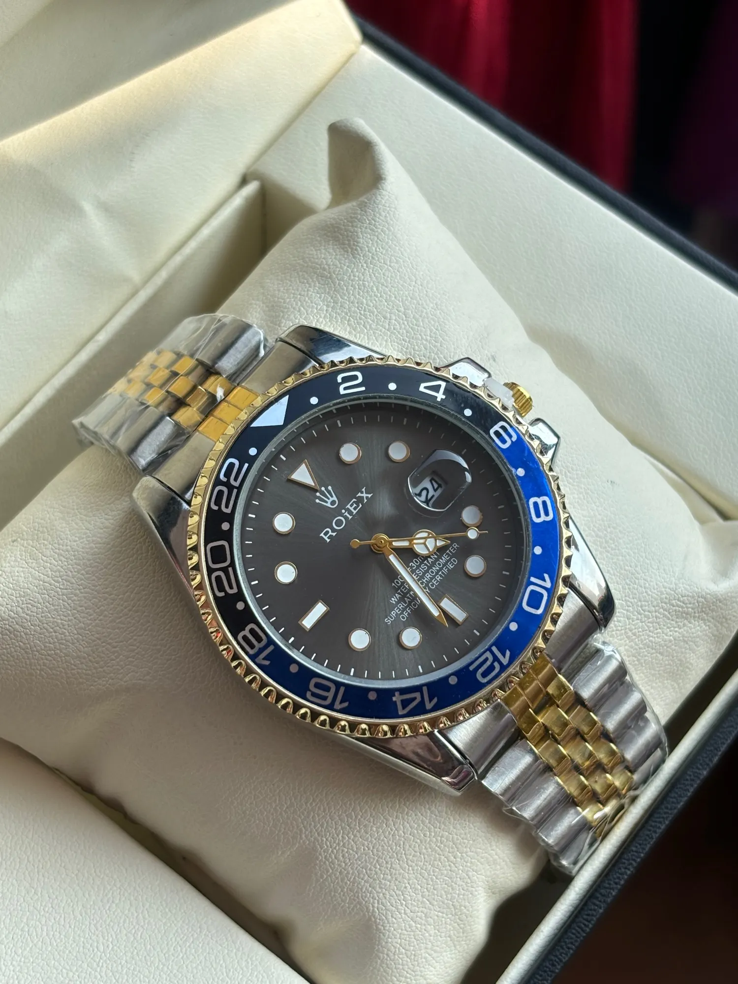 Two Tone Mens And Boys Casual Fashion Roiex Two Tone Watch