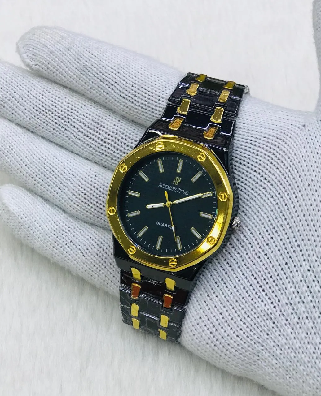 Two Tone Mens And Boys Casual Wrist Watch