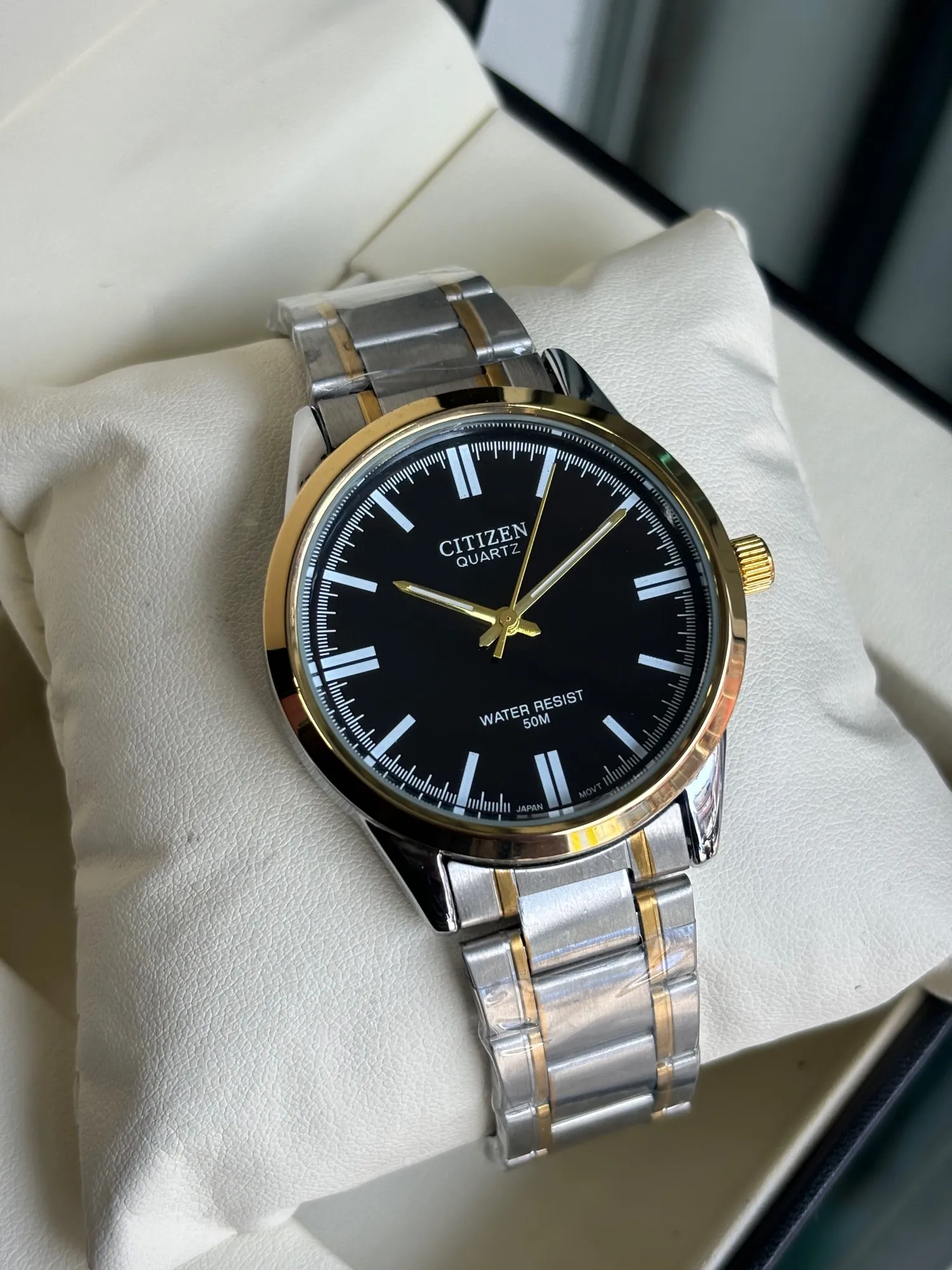 Two Tone Mens Casual Simple Citizen Two Tone Watch