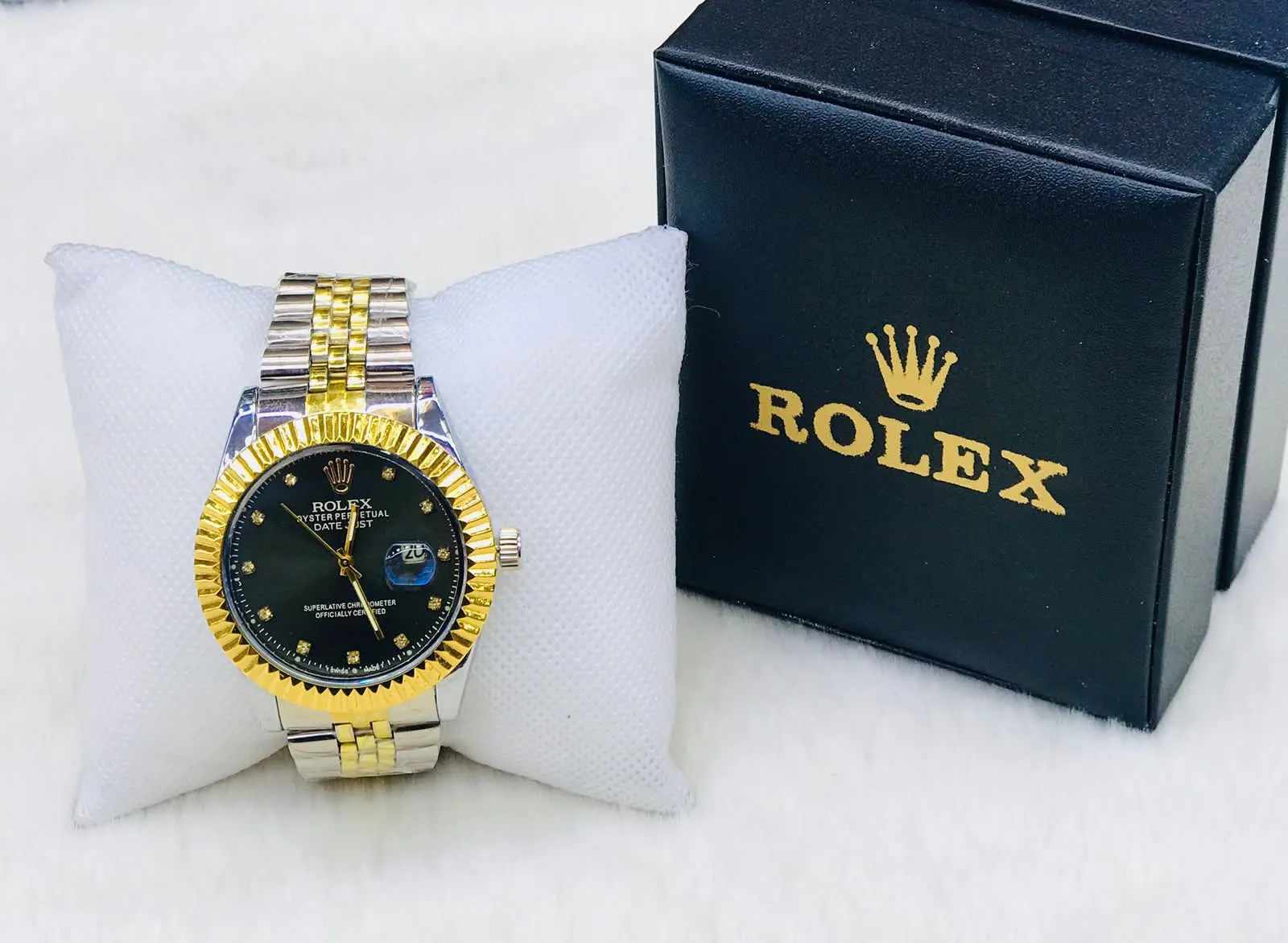 Two Tone Mens Fashion Rolex Watch