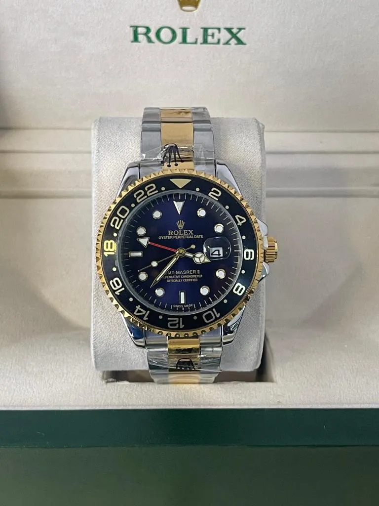 TWO TONE New Boys Casual GMT Master Rolex Watch