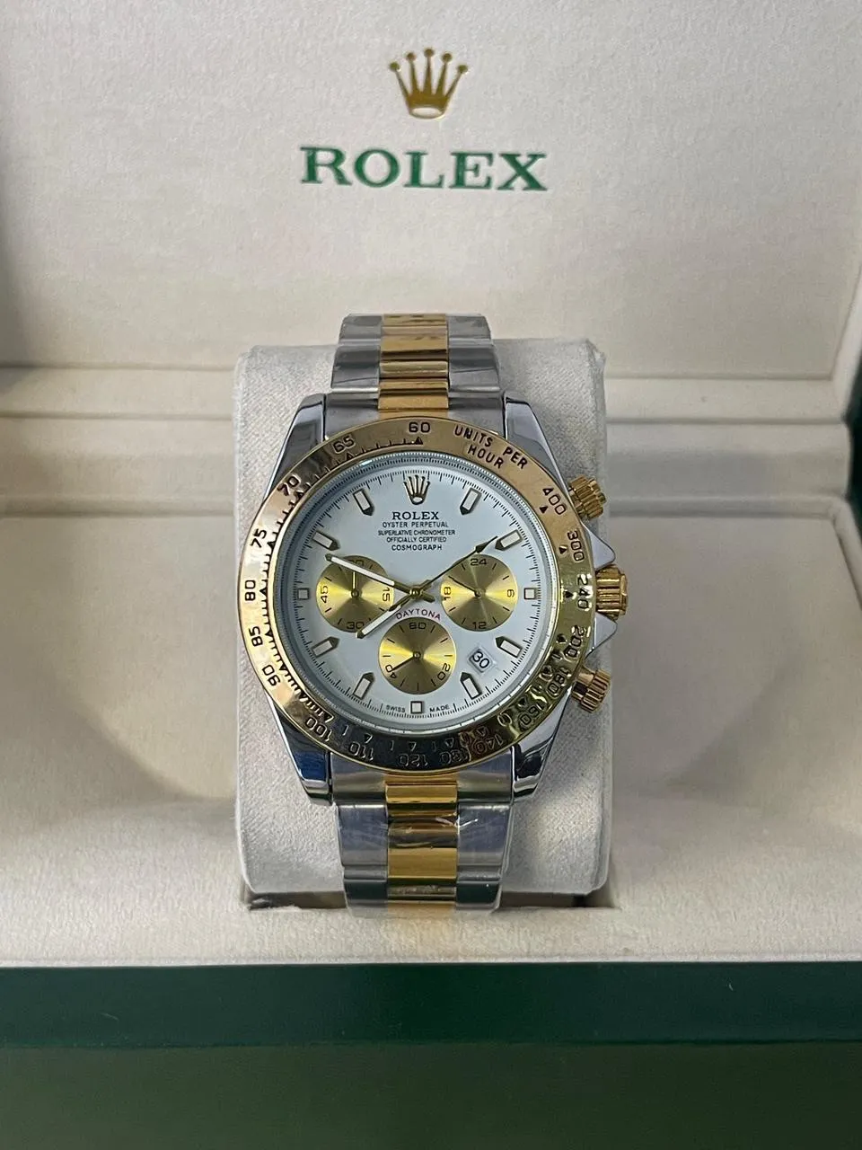 TWO TONE New Mens And Boys Casual Rolex Watch
