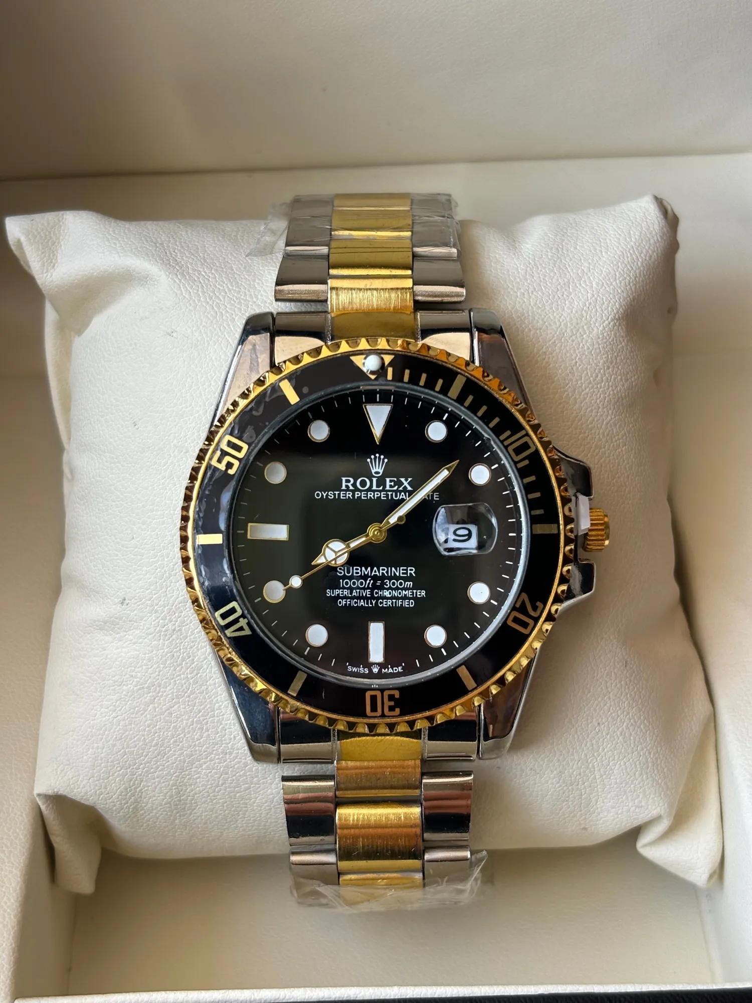 Two Tone New Mens And Boys Casual Rolex Watch
