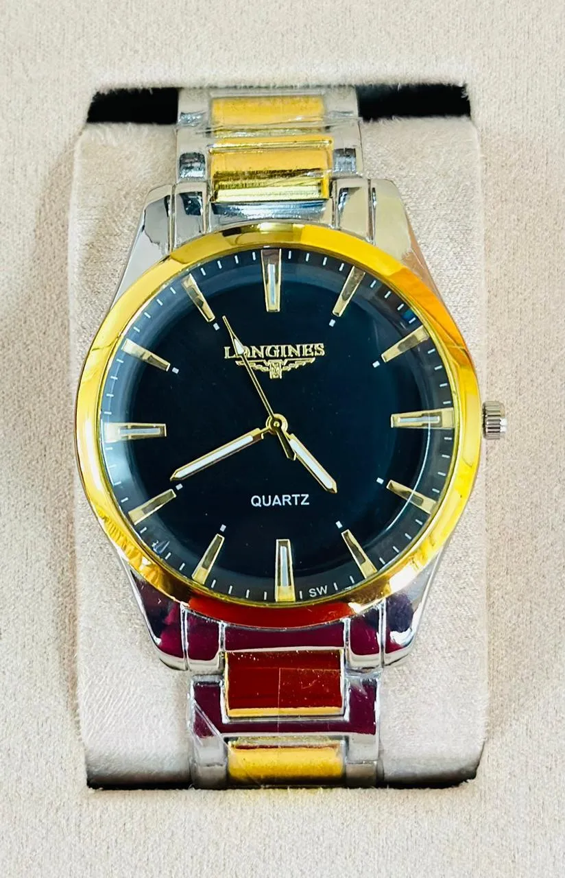 Two Tone New Mens And Boys Casual Silver/Gold/Two Tone Watc