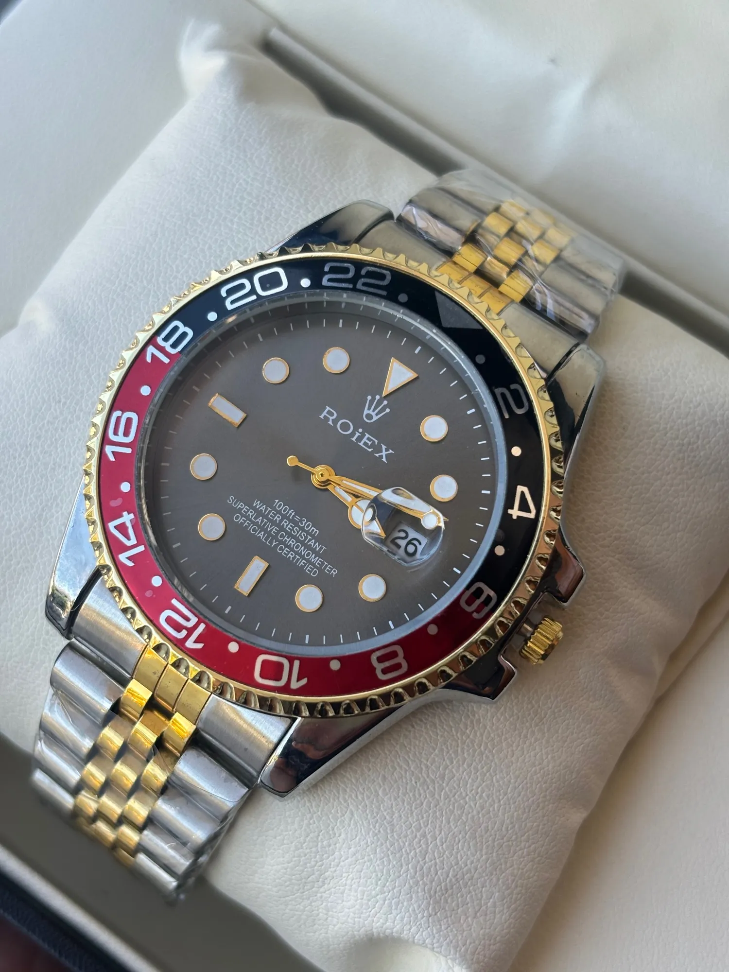 Two Tone New Mens Boys Fashion Watch