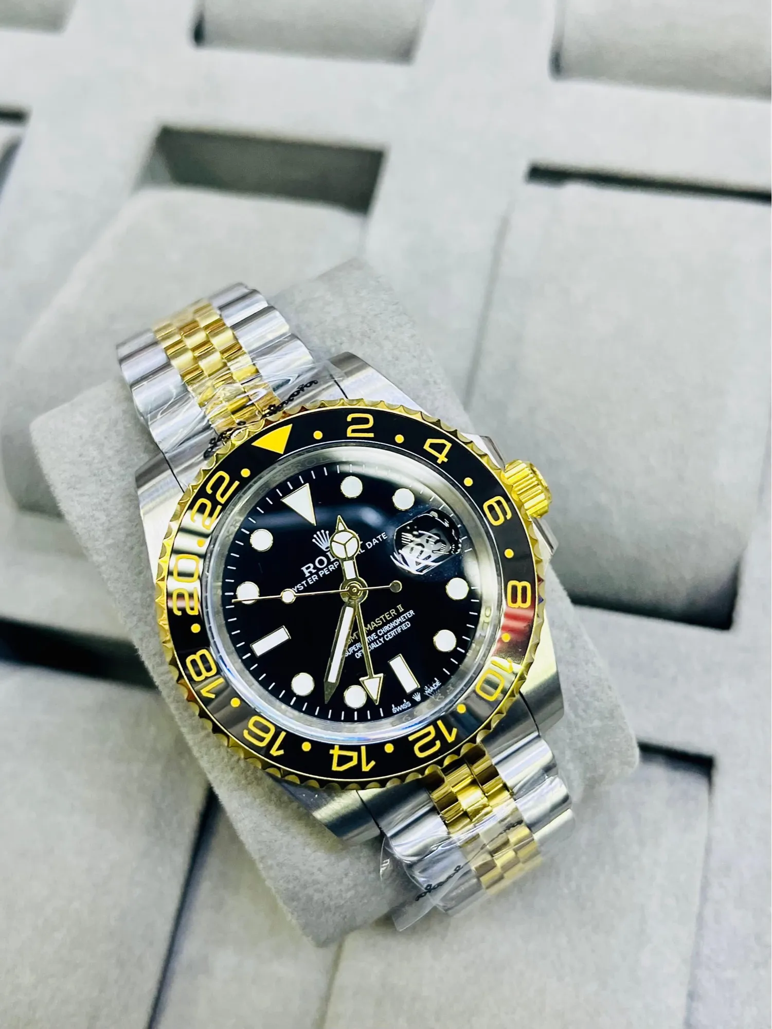 Two Tone New Mens Casual Automatic Watch