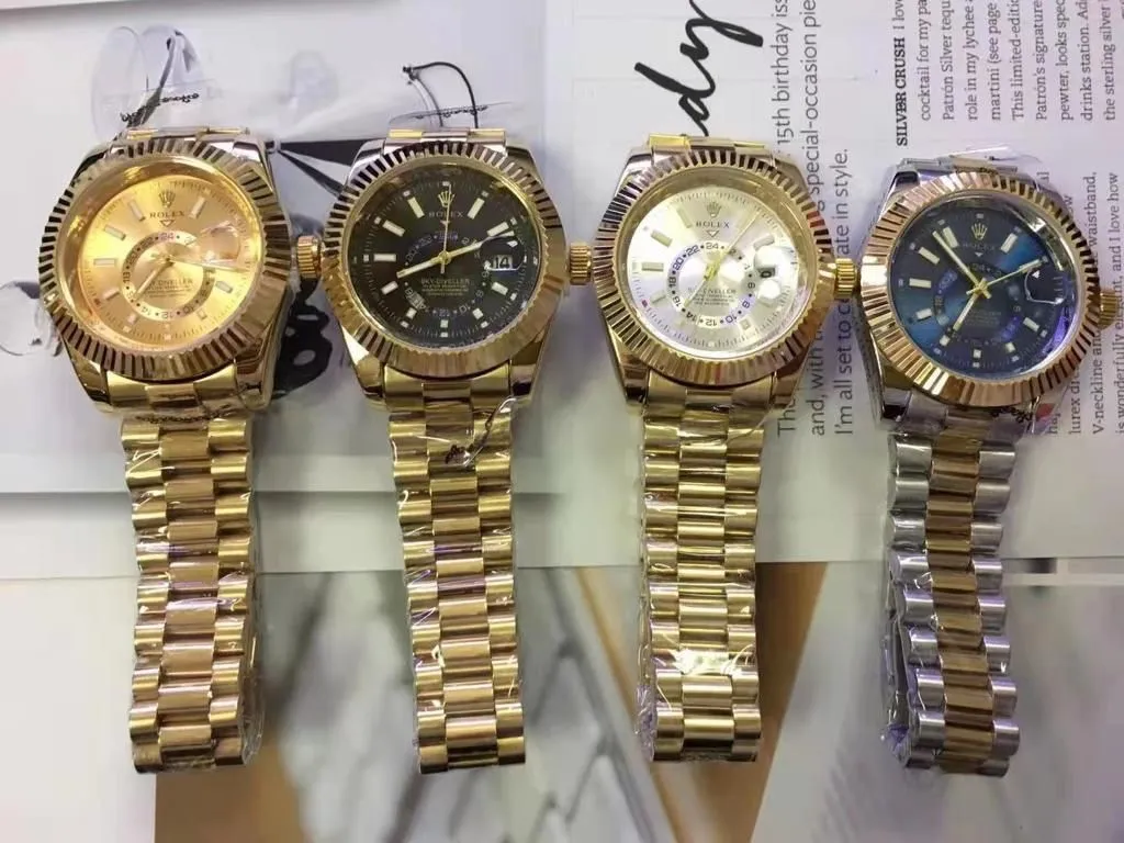 Two Tone New Mens Casual Rolex Watch