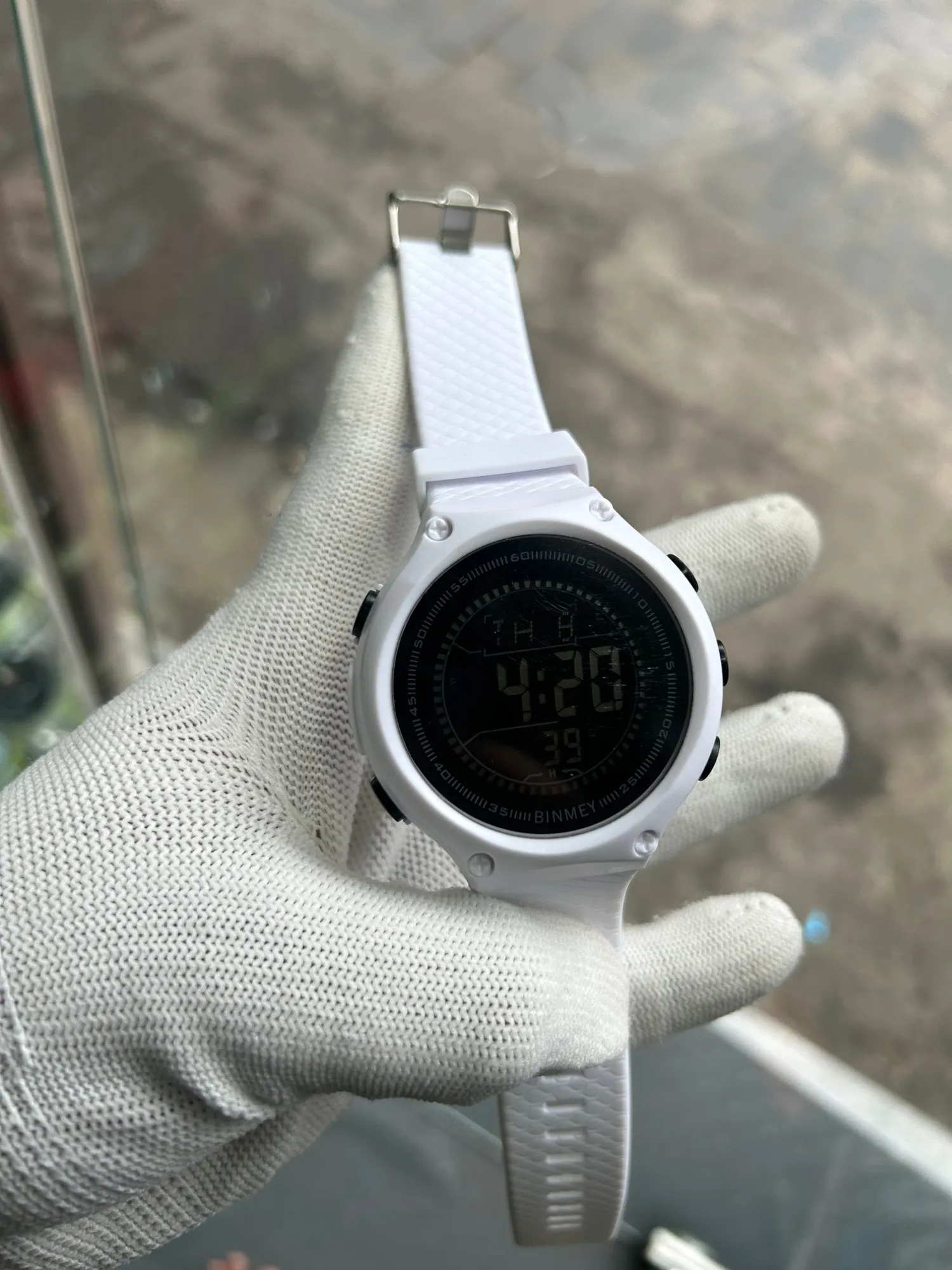 White Boy Fashion Casual Sports White Watch