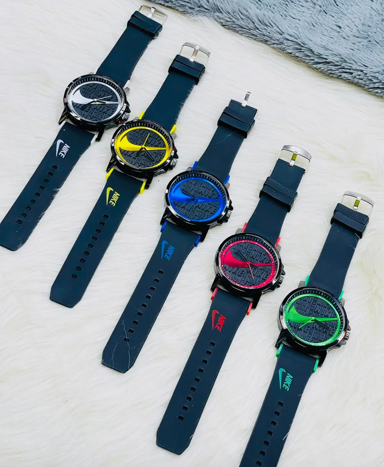 White Face Mens Casual Nike Brand Watch