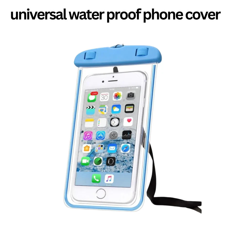 Blue Universal Water Proof Phone Case - image 1