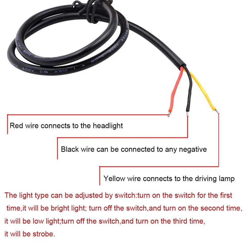 New Tecno 12V Motorcycle Head Light Lamp Projector Lens With - image 6