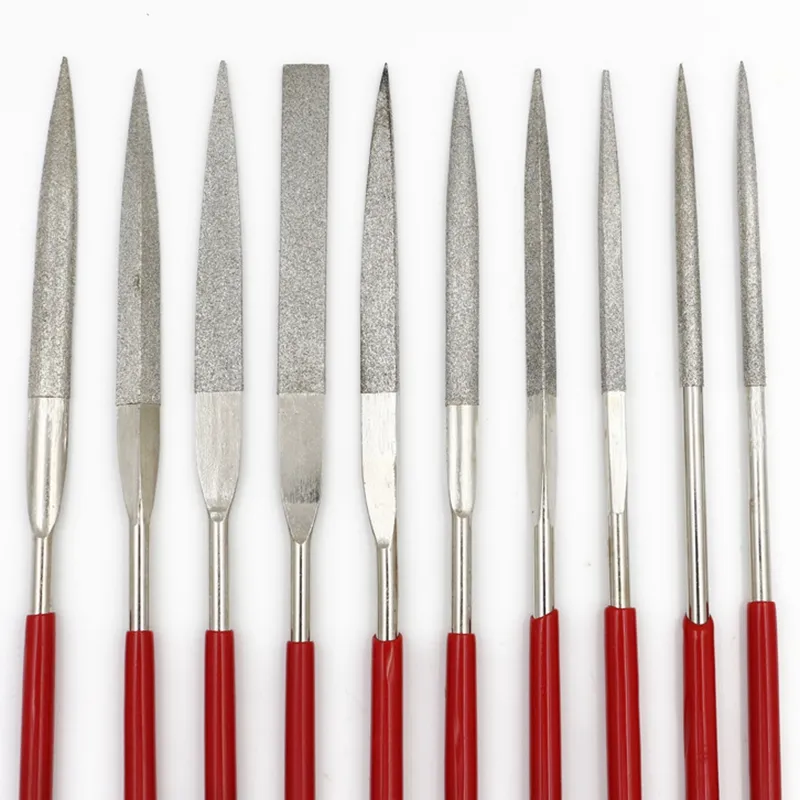 New Tecno Diamond Needle File Set Diamond File Set Sickle Hand Tool Pet - image 3