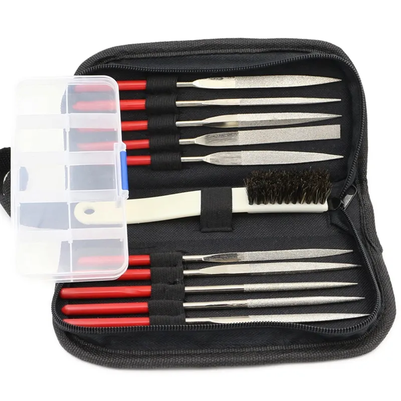 New Tecno Diamond Needle File Set Diamond File Set Sickle Hand Tool Pet - image 5
