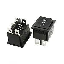 6 pin ON/OFF/ON Push type Switch (Large) - image 2