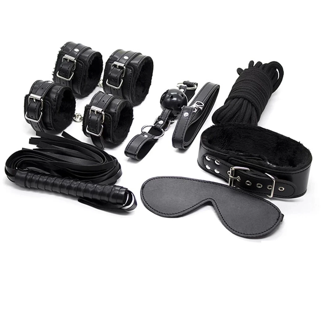 7Pcs Sex Bondage BDSM Kit for Couple - image 2