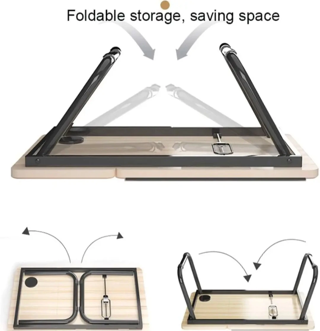 Adjustable Laptop Table for Bed Sofa Portable - image 6