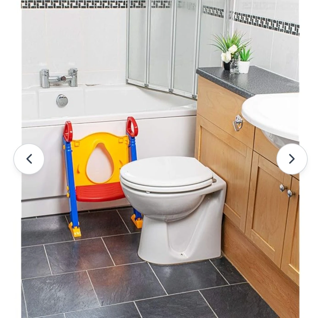 Baby Potty Toilet Trainer with Step Stool Ladder - image 6
