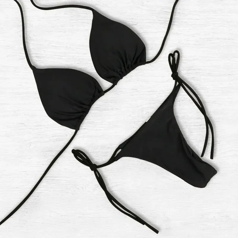 Bikini Sexy Swimsuit WOMEN'S Split Strap Adjustable