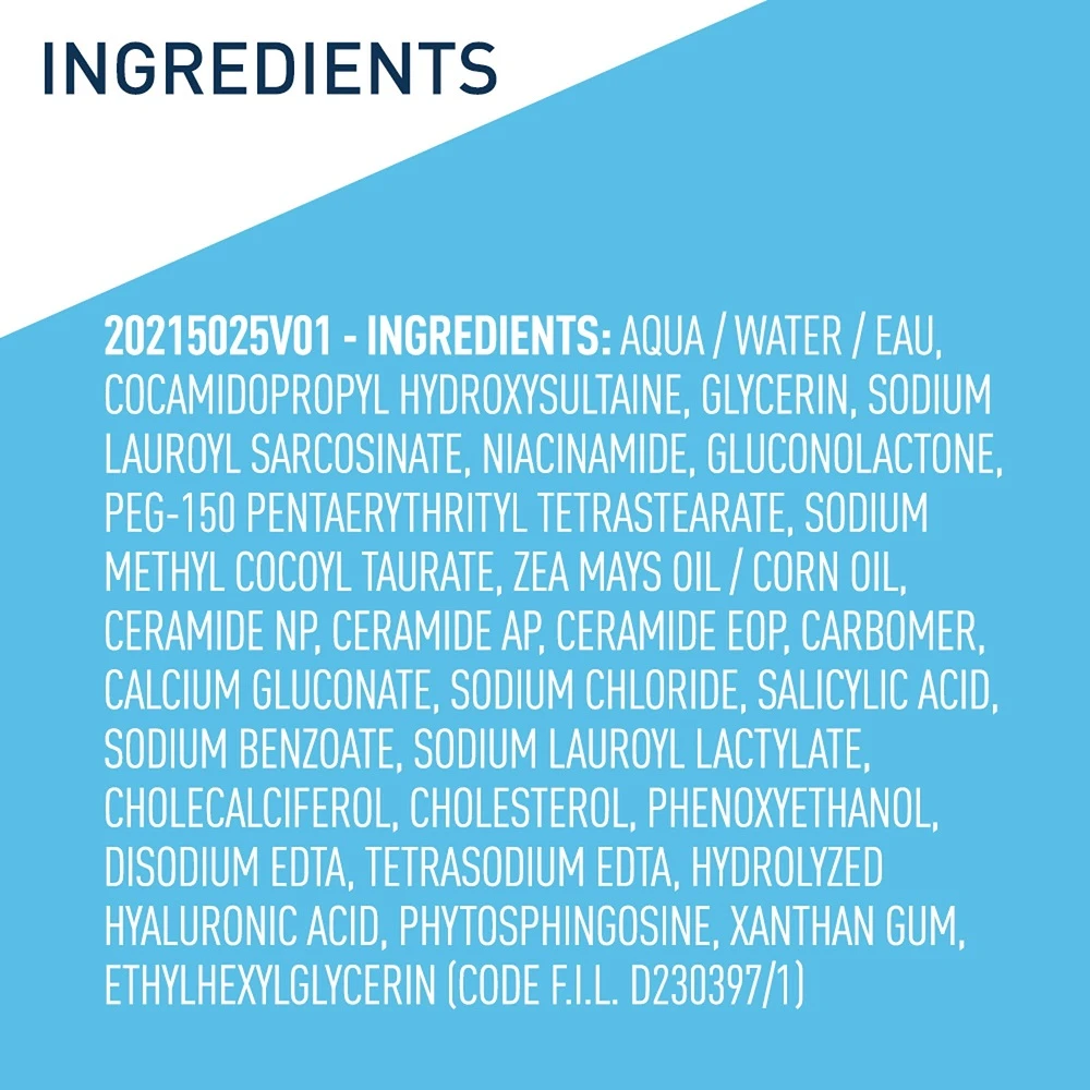 CeraVe Renewing SA Cleanser 237ml Gel Face Wash - image 3